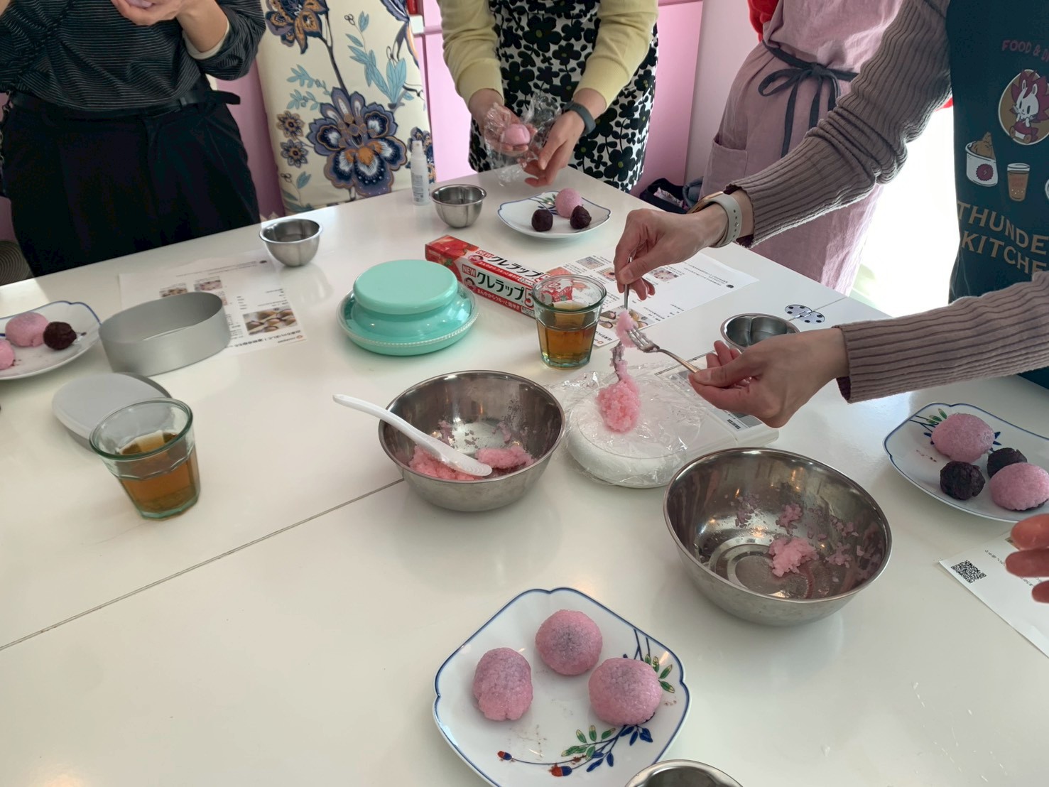 3月のNaanaは、さくら餅作りとちらし寿司のランチでした🌸のイメージ